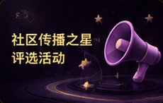 社区传播之星评选活动活动海报